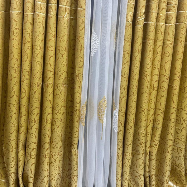 3 pc Velvet Curtains