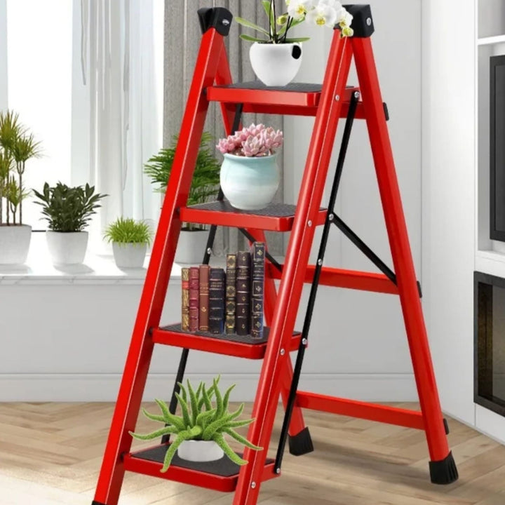 4-Step Collapsible Aluminium Ladder