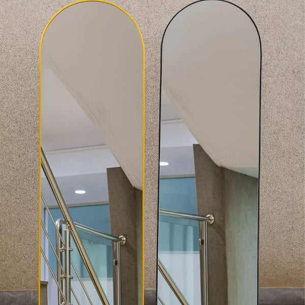 Arched Aluminum Alloy Full-Length Dressing Mirror