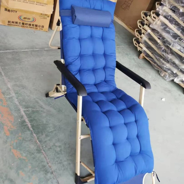 Blue Foldable Reclining Chair