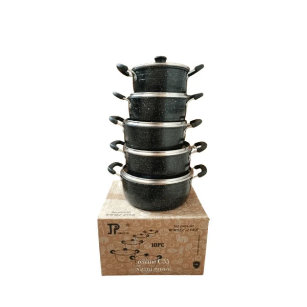 James Pot Black Cookware Set (Wove)