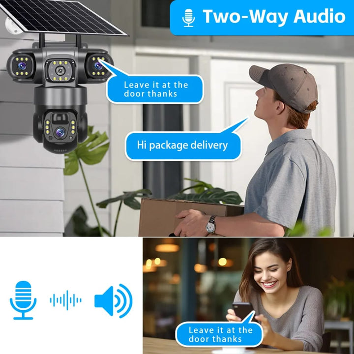 4G Solar CCTV Camera